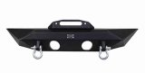 Fishbone Offroad 07-18 Jeep Wrangler JK Rubicon Unlimited Steel Front Bumper - Blk Txtrd Powdercoat thumbnail 1