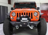 Fishbone Offroad 07-18 Jeep Wrangler JK Rubicon Unlimited Steel Front Bumper - Blk Txtrd Powdercoat thumbnail 5