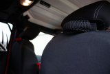 Fishbone Offroad Head Rest Paracord Grab Handles - Black thumbnail 3
