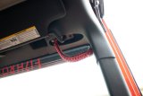 Fishbone Offroad 07-18 Wrangler JK A Pillar Sound Bar Red Paracord Grab Handles thumbnail 3