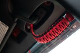 Fishbone Offroad 07-18 Wrangler JK A Pillar Sound Bar Red Paracord Grab Handles thumbnail 6