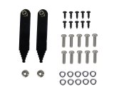 Fishbone Offroad 07-18 Jeep Wrangler JK Logo Aluminum Inner Fenders - Black Powdercoat thumbnail 2