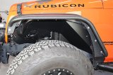 Fishbone Offroad 07-18 Jeep Wrangler JK Logo Aluminum Inner Fenders - Black Powdercoat thumbnail 7