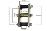 Fishbone Offroad 46-75 Jeep CJ-5 Front or Rear Greaseable Shackles thumbnail 2
