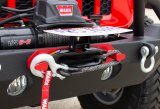 Fishbone Offroad 2018+ Jeep Wrangler JL - Black Aluminum Hawse Fairlead License Plate Mount thumbnail 2