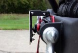 Fishbone Offroad 2018+ Jeep Wrangler JL - Black Aluminum Hawse Fairlead License Plate Mount thumbnail 7