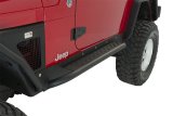 Fishbone Offroad 97-06 Jeep Wrangler TJ Steel Rock Slider - Black Textured Powdercoat thumbnail 4