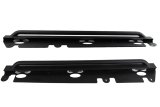 Fishbone Offroad 07-18 Jeep Wrangler JK 4 Door Rubicon Steel Rock Slider - Black Textured Powdercoat thumbnail 1
