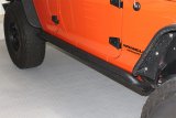 Fishbone Offroad 07-18 Jeep Wrangler JK 4 Door Rubicon Steel Rock Slider - Black Textured Powdercoat thumbnail 7