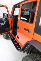 Fishbone Offroad 07-18 Jeep Wrangler JK 4 Door Steel Side Steps - Black Textured Powdercoat thumbnail 9