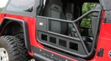 Fishbone Offroad 97-06 Jeep Wrangler TJ Front Tube Doors - Black Textured Powdercoat Steel thumbnail 7