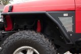 Fishbone Offroad 97-06 Jeep Wrangler Front Tube Fenders Paintable Mesh Upgrade thumbnail 5