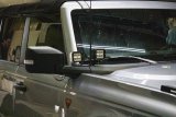 Fishbone Offroad 2021+ Ford Bronco Light Brackets - Black thumbnail 4