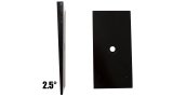 Fishbone Offroad Universal 2.5in Leaf Spring Shim - Black thumbnail 1