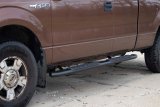 Fishbone Offroad 09-14 Ford F150 Extended Super Cab Oval Side Steps - Black Textured thumbnail 6