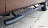 Fishbone Offroad 09-14 Ford F150 Extended Super Cab Oval Side Steps - Black Textured thumbnail 8