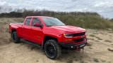 Fishbone Offroad 07-18 Chevrolet Silverado 1500/2500/3500 Double Cab Oval Side Steps -Black Textured thumbnail 8