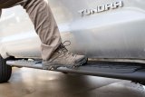 Fishbone Offroad 07-21 Toyota Tundra Double Cab Oval Side Steps - Black Textured thumbnail 4