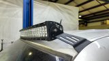 Fishbone Offroad 99-06 Chevrolet Silverado/Tahoe/Suburban Roof Mounted 50in Lightbar Bracket - Black thumbnail 4
