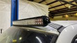 Fishbone Offroad 99-06 Chevrolet Silverado/Tahoe/Suburban Roof Mounted 50in Lightbar Bracket - Black thumbnail 6