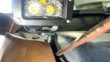 Fishbone Offroad 04-14 Ford F150 / 10-14 Raptor Hood Light Bracket - Black thumbnail 3