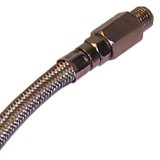 Kleinn 18In Stainless Steel Braided Leader Hose w/ Check Valve-1/8In M NPT Inlet/ 1/4In M NPT Outlet thumbnail 5