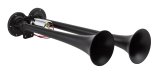 Kleinn Black Dual Horn/ 15In/12.25In - XCR2.0 Coated Zinc Alloy thumbnail 1