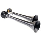 Kleinn Black Dual Horn/ 15In/12.25In - XCR2.0 Coated Zinc Alloy thumbnail 3