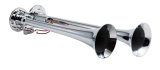 Kleinn Chrome Dual Horn/ 15In/12.25In - Chrome-Plated Zinc Alloy thumbnail 1