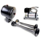 Kleinn Dual Black Horn Kit w/ 120 PSI Air Compressor / 0.5 gal Air Tank thumbnail 3