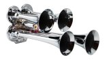 Kleinn Chrome Quad Horn/ 12.5In/10In/7.5In/6In - Chrome-Plated Zinc Alloy thumbnail 1