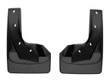 WeatherTech 19+ Dodge Ram w/ Factory Flares Front No Drill Mudflaps - Black thumbnail 1