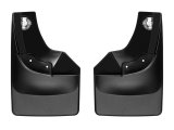 WeatherTech 2019+ Chevrolet Silverado 1500 Crew Cab No Drill MudFlaps - Black thumbnail 1