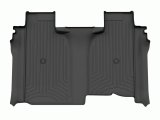 WeatherTech 2019+ Chevrolet Silverado 1500 Crew Cab Rear FloorLiner - Black thumbnail 1