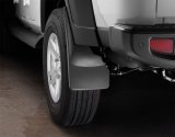 WeatherTech 2020+ Jeep Gladiator Overland/Sport No Drill Mudflaps - Black thumbnail 2