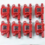 Granatelli 14-23 GM LT Direct Ignition Coil Packs - Red (Set of 8) thumbnail 2