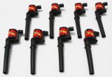 Granatelli 99-13 Ford 4.6L/5.4L/5.8L 4V Hi-Perf Coil-On-Plug Wire Conn Kit w/Coil Packs (65K Volts) thumbnail 1
