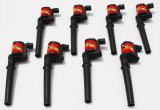 Granatelli 99-13 Ford 4.6L/5.4L/5.8L 4V Hi-Perf Coil-On-Plug Wire Conn Kit w/Coil Packs (65K Volts) thumbnail 5