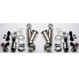 Granatelli 2.25in Alum Mild Steel Electronic Dual Slip Fit Exhaust Cutout w/Band Clamps thumbnail 4