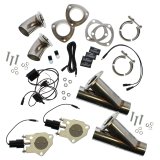 Granatelli 2.5in Stainless Steel Electronic Dual Exhaust Cutout thumbnail 1