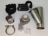 Granatelli 3.0in Stainless Steel Vacuum Controlled Electronic Exhaust Cutout thumbnail 1