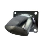 Granatelli 3.0in 45 Deg Angle True Oval Turn Down thumbnail 3