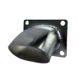 Granatelli 3.0in 45 Deg Angle True Oval Turn Down thumbnail 4