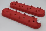 Granatelli 96-22 GM LS Tall Valve Cover w/Integral Angled Coil Mounts - Red Wrinkle (Pair) thumbnail 6