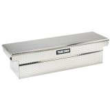 Tradesman Aluminum Single Lid Cross Bed Truck Tool Box Deep Well/Push Button (71in.) - Brite thumbnail 1