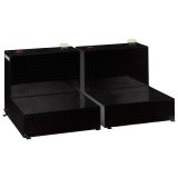 Tradesman Aluminum Twin L-Shape Liquid Storage Tank (96 Gallon Capacity) - Black thumbnail 1