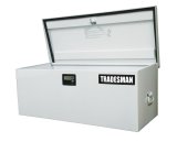 Tradesman Steel Job Site Box/Chest (Light Duty/Large) (42.75in.) - White thumbnail 1