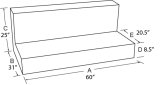 Tradesman Aluminum Rectangular Liquid Storage Tank (60-100 Storage) - Brite thumbnail 1