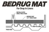 BedRug 07-16 GM Silverado/Sierra 5ft 8in Bed Drop In Mat thumbnail 5