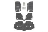 BedRug Bed Rugs Floor Coverings BRJK07F4 Covering, Polypropylene, Charcoal, Jeep, 4-Piece, Front, Kit thumbnail 1